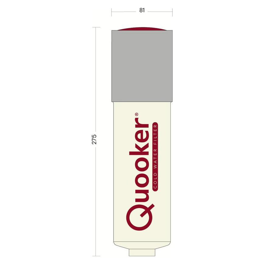 Quooker Cold WaterFilter Line Drawing