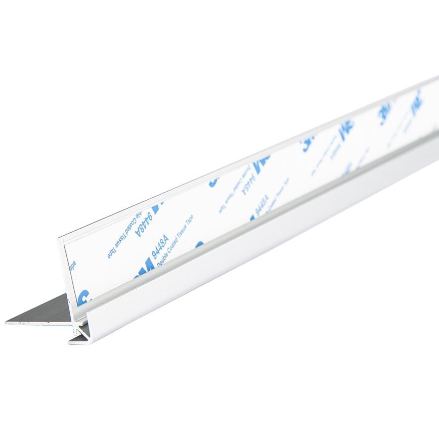 Silver Ext Corner Profile Cut Out