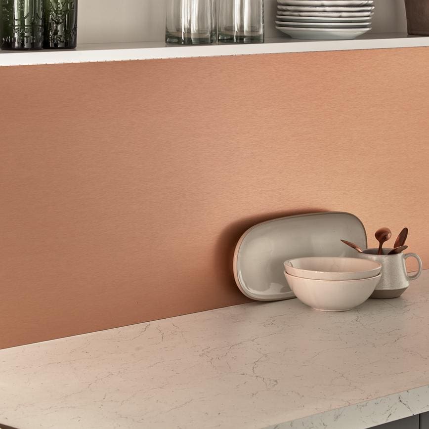 Brushed Copper Backboard