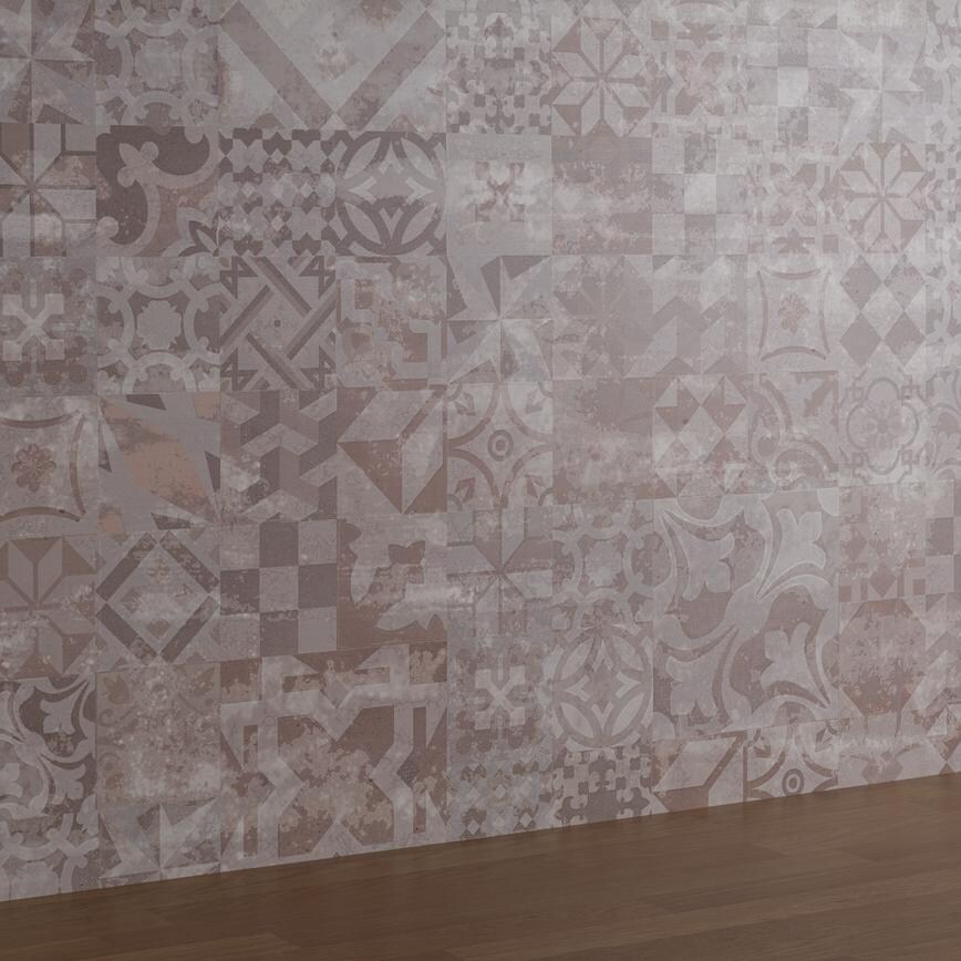 Vintage Taupe Tile Effect Backboard