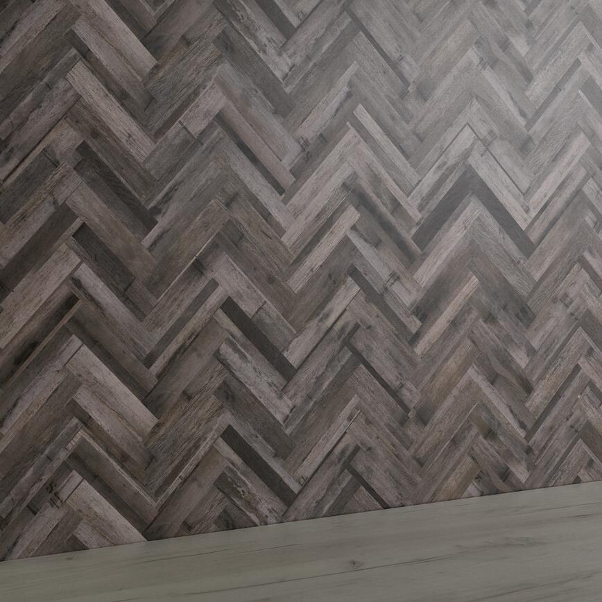 Herringbone Natural Tile Effect Backboard