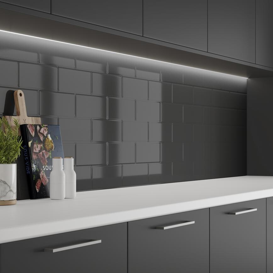 Anthracite Metro Tile Backboard