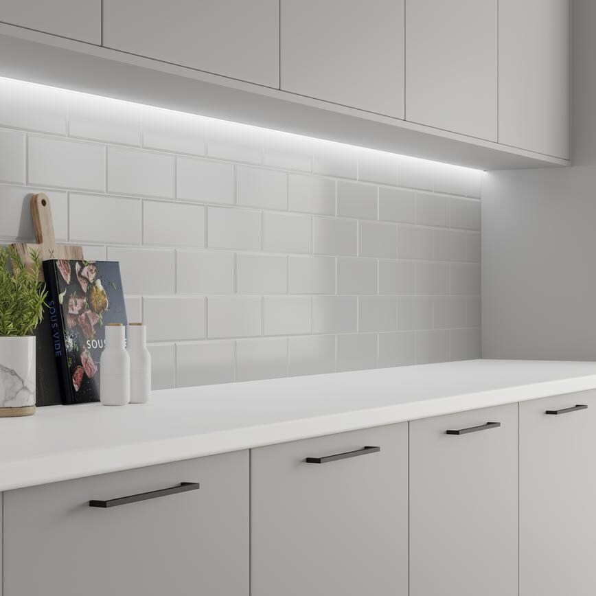 Metro Grey Backboard and Worktop Cameo