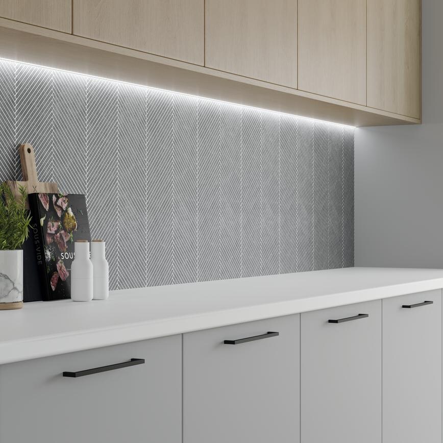 Alloy Herringbone Cement Backboard Cameo