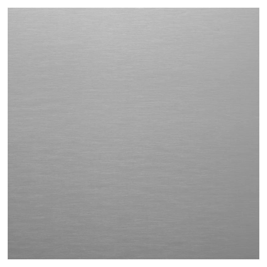 Howdens 3m x 750mm Gloss Brushed Steel Silver Aluminium Backboard