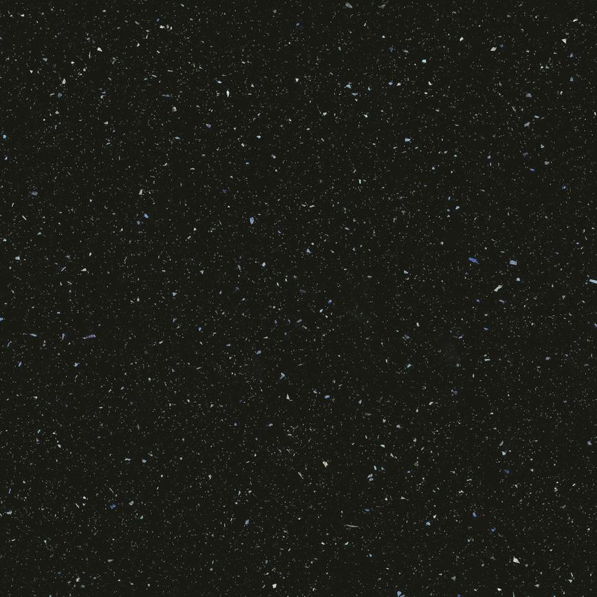 Howdens 3m x 38mm Black Mirror Chip Full Bullnose Laminate Worktop