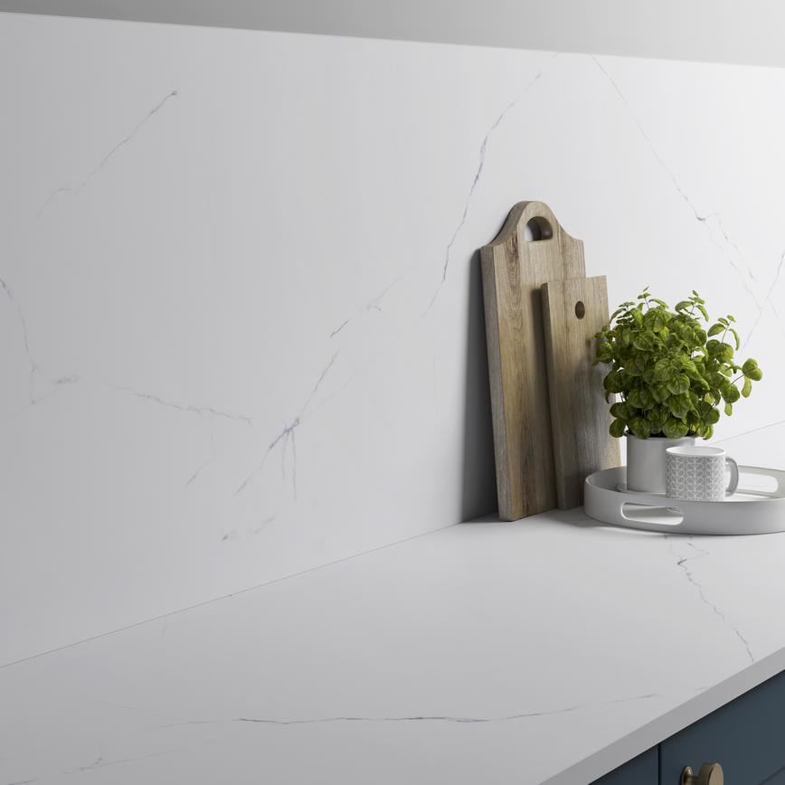Azurro Vena 3000 x 600 Backboard