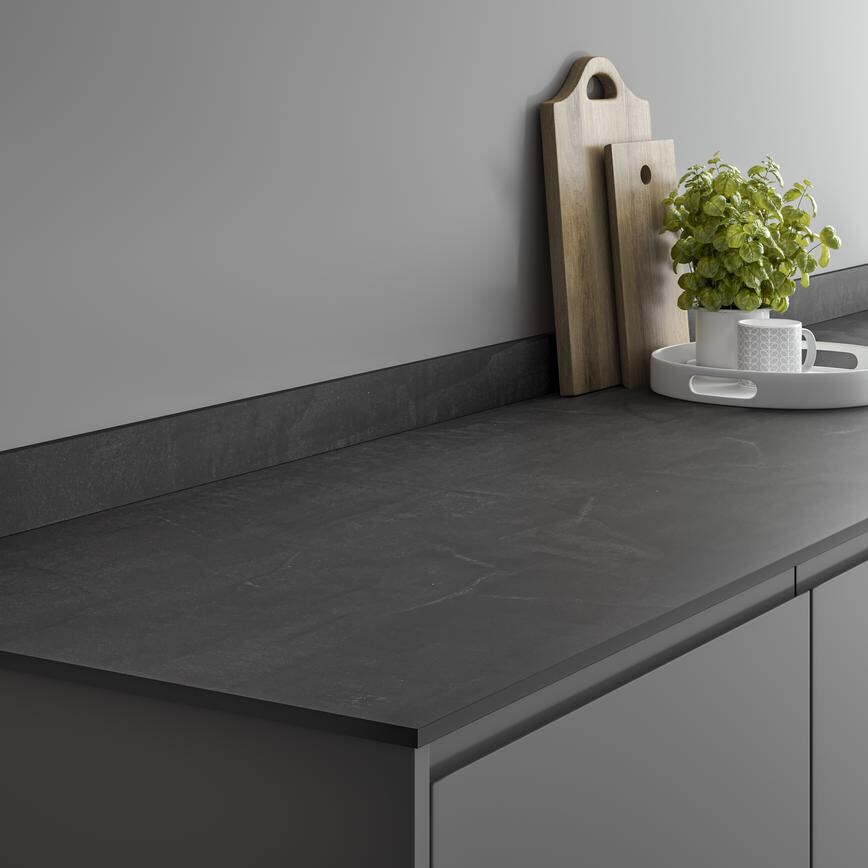 Angled Carbon Ash Upstand