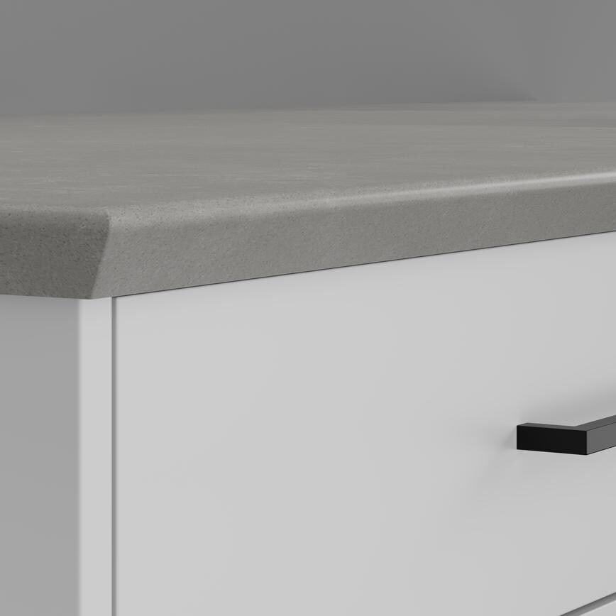 Poble Nou Quartz 30mm Shark Nose Worktop