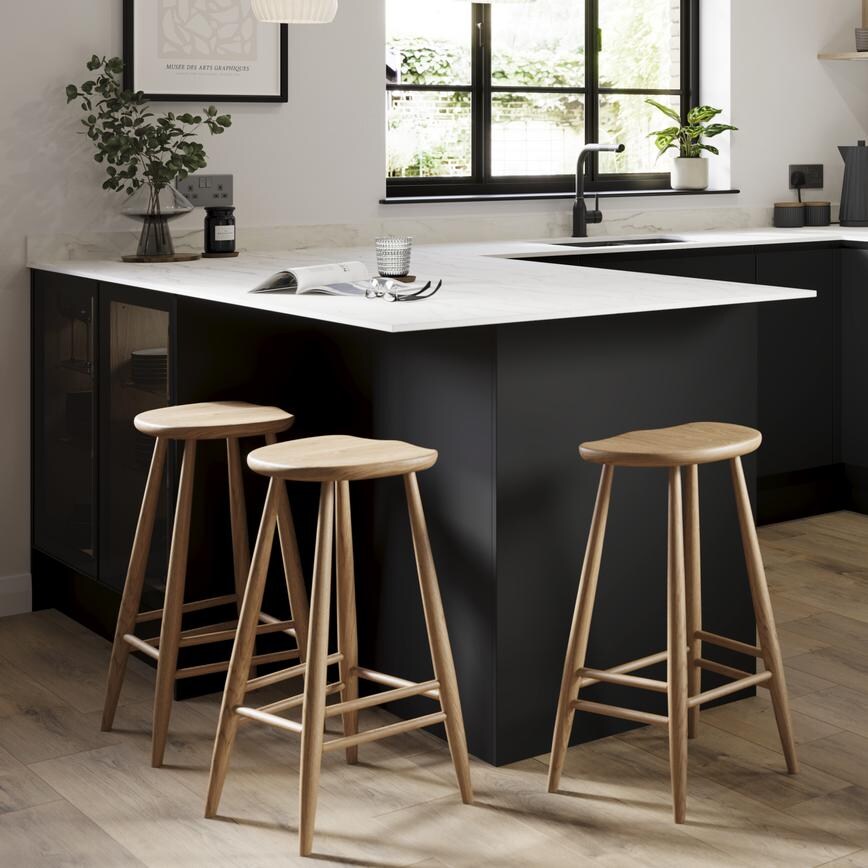 Sabbioso Marble Compact Laminate 2.4m Breakfast Bar