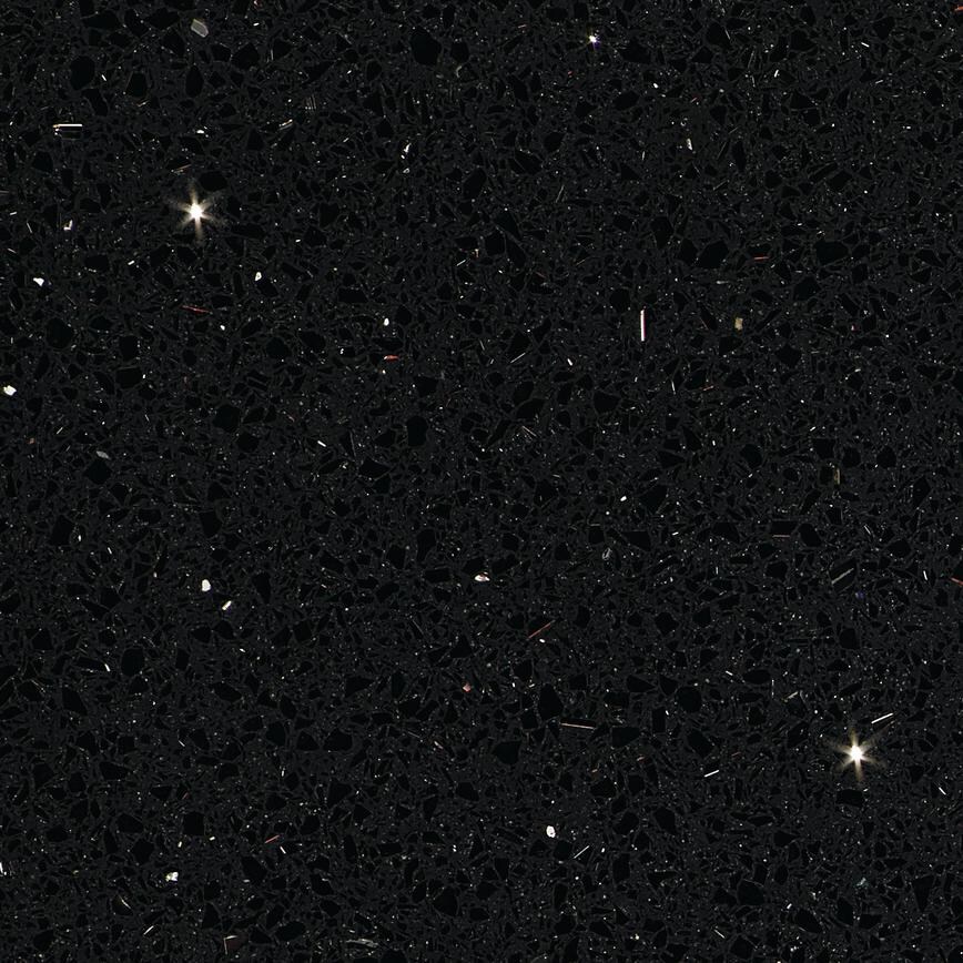 Silestone Black Mirror Chip Worktop Swatch
