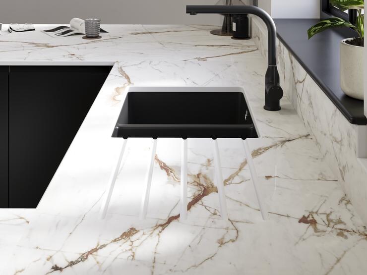 Bespoke Dekton 20mm Awake Worktop Sink And Tap