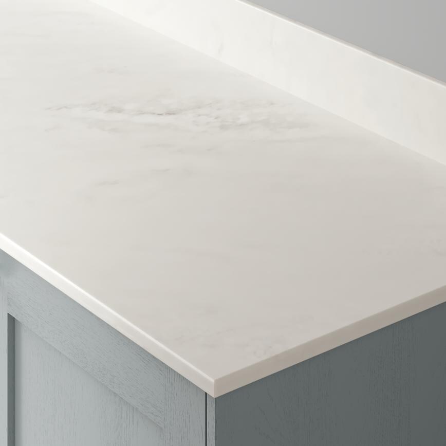 White Carrara Acrylic Worktop