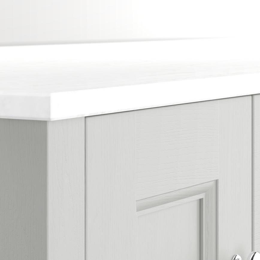 20mm Marmo Bianco Double Bevel