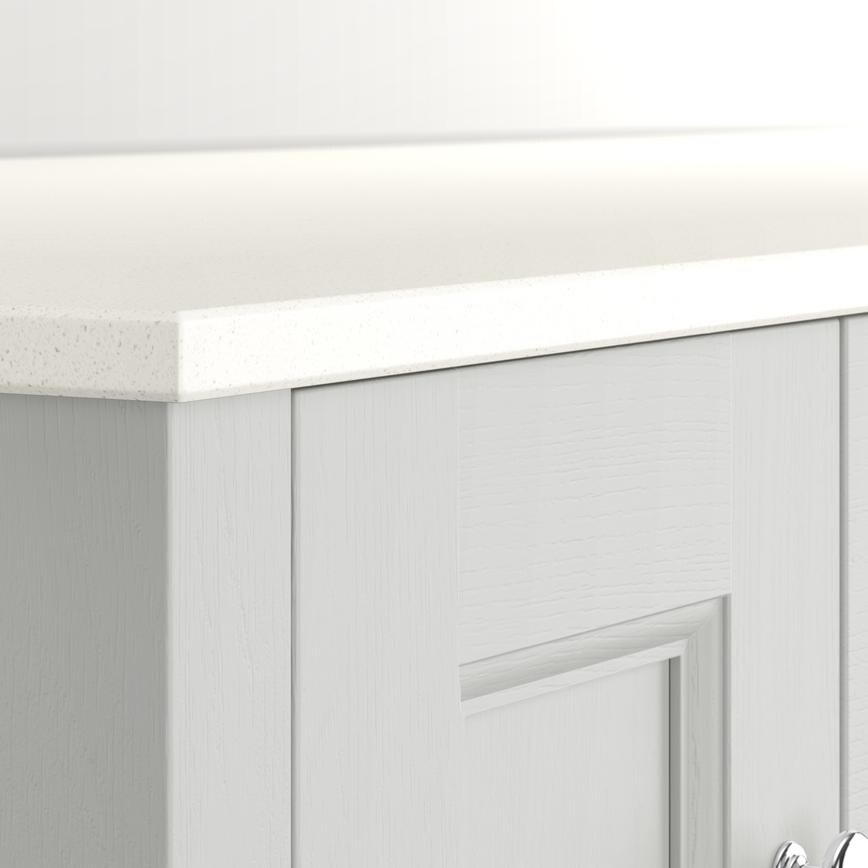20mm Polar White Double Bevel