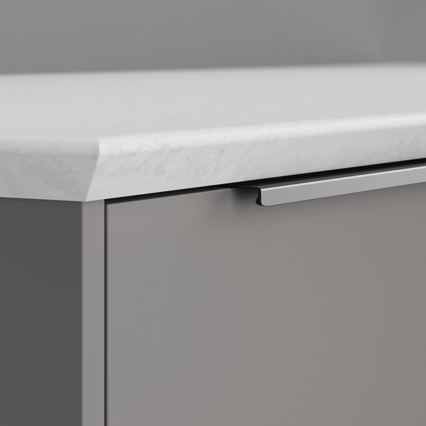 30mm Marmo Bianco Shark Nose
