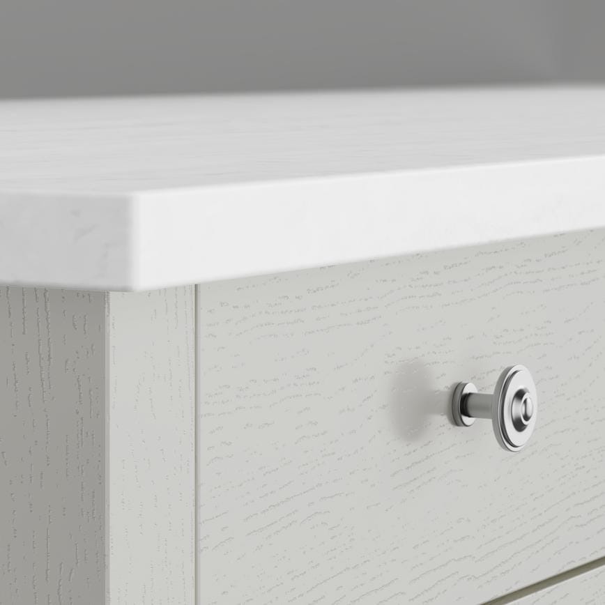 30mm Marmo Bianco Double Pencil