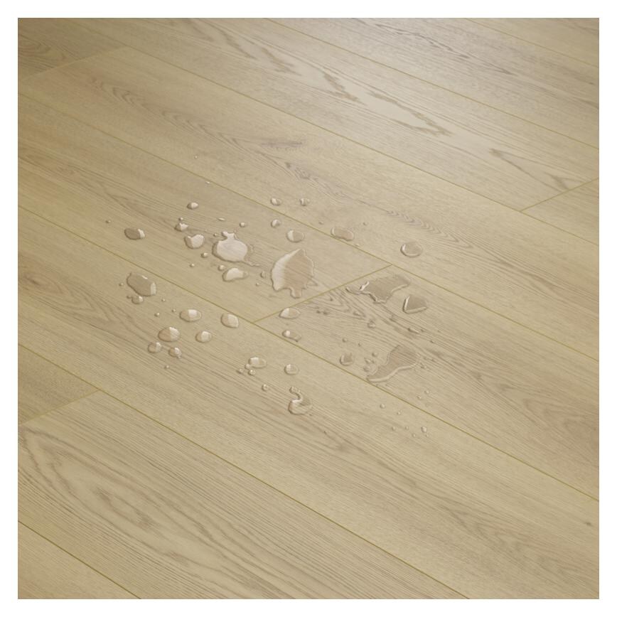 O&G LightCashew Oak 12mm Laminate Aqua Block