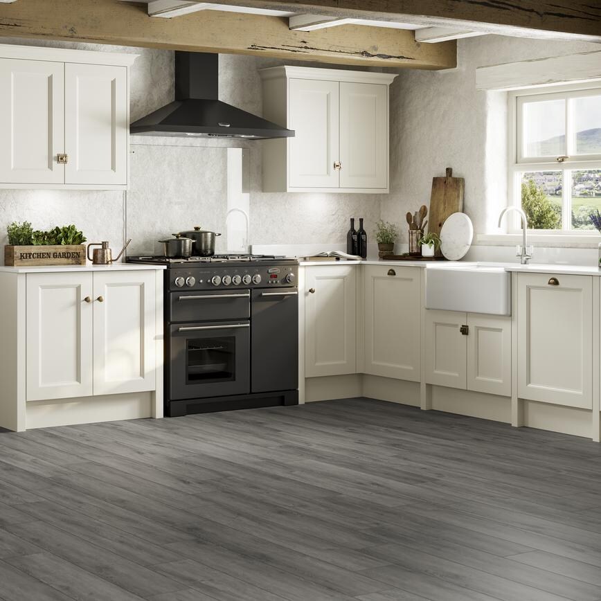 Premium Vinyl Mid Grey Oak