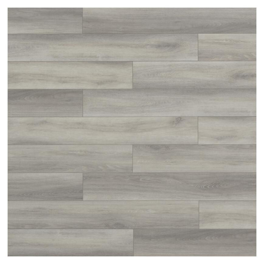 Oake & Gray Silver Grey Luxury Rigid Vinyl Flooring with Integrated Underlay 2.2m² Birdseye View