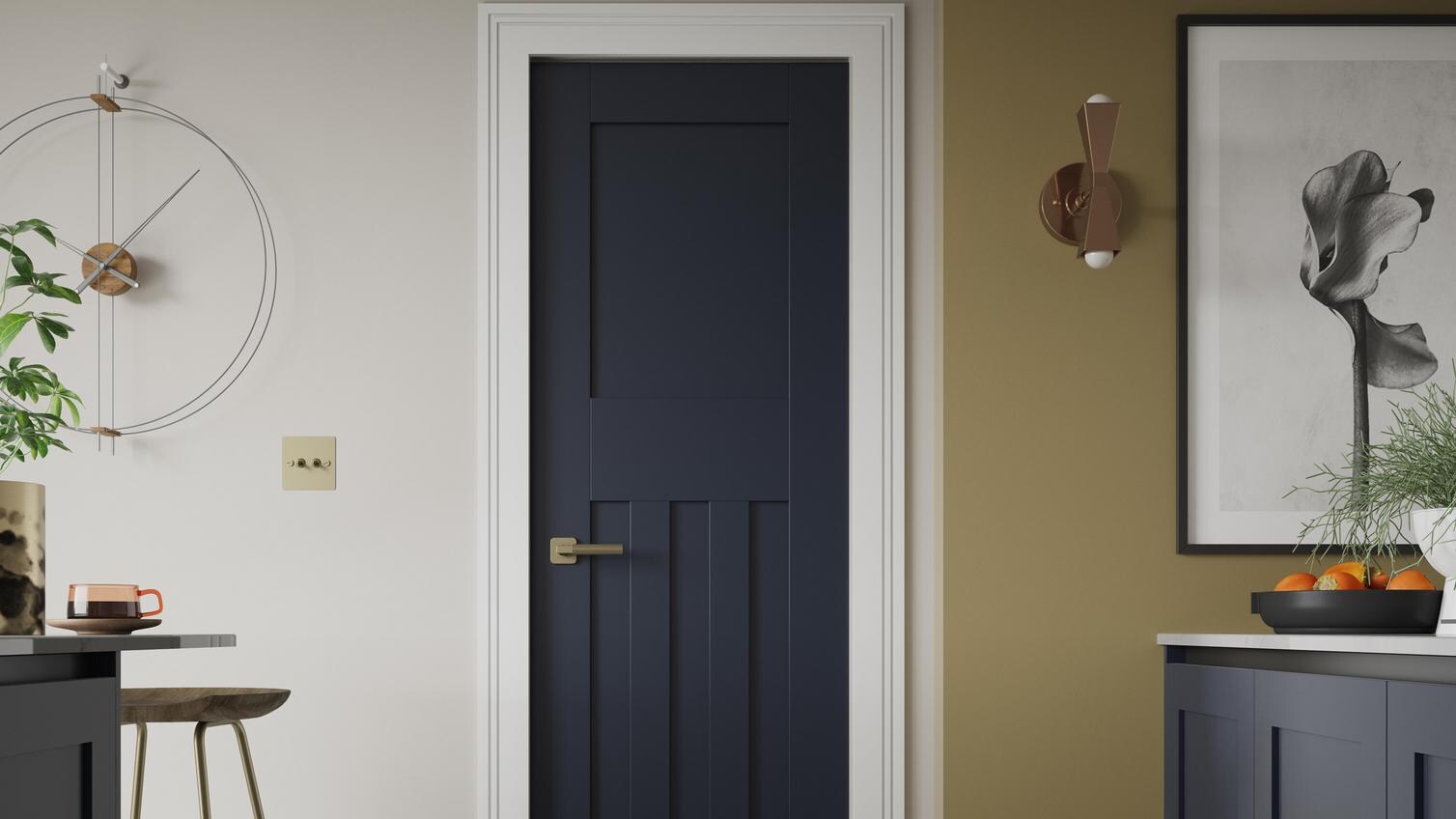 Primed 1930s Door