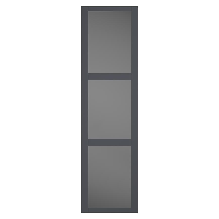 Shaker Graphite Frame Panelled Mirrored