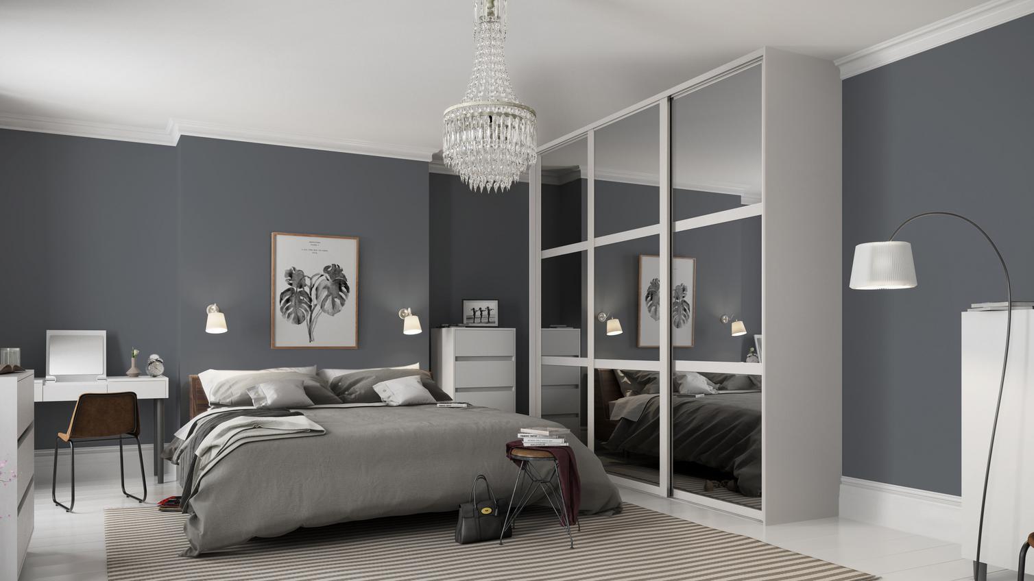 Shaker_3D_3 Panel_Mirror_D.Grey Frame_10.19_S4