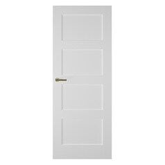 4 Panel Shaker Smooth 2'6 Door Cut Out