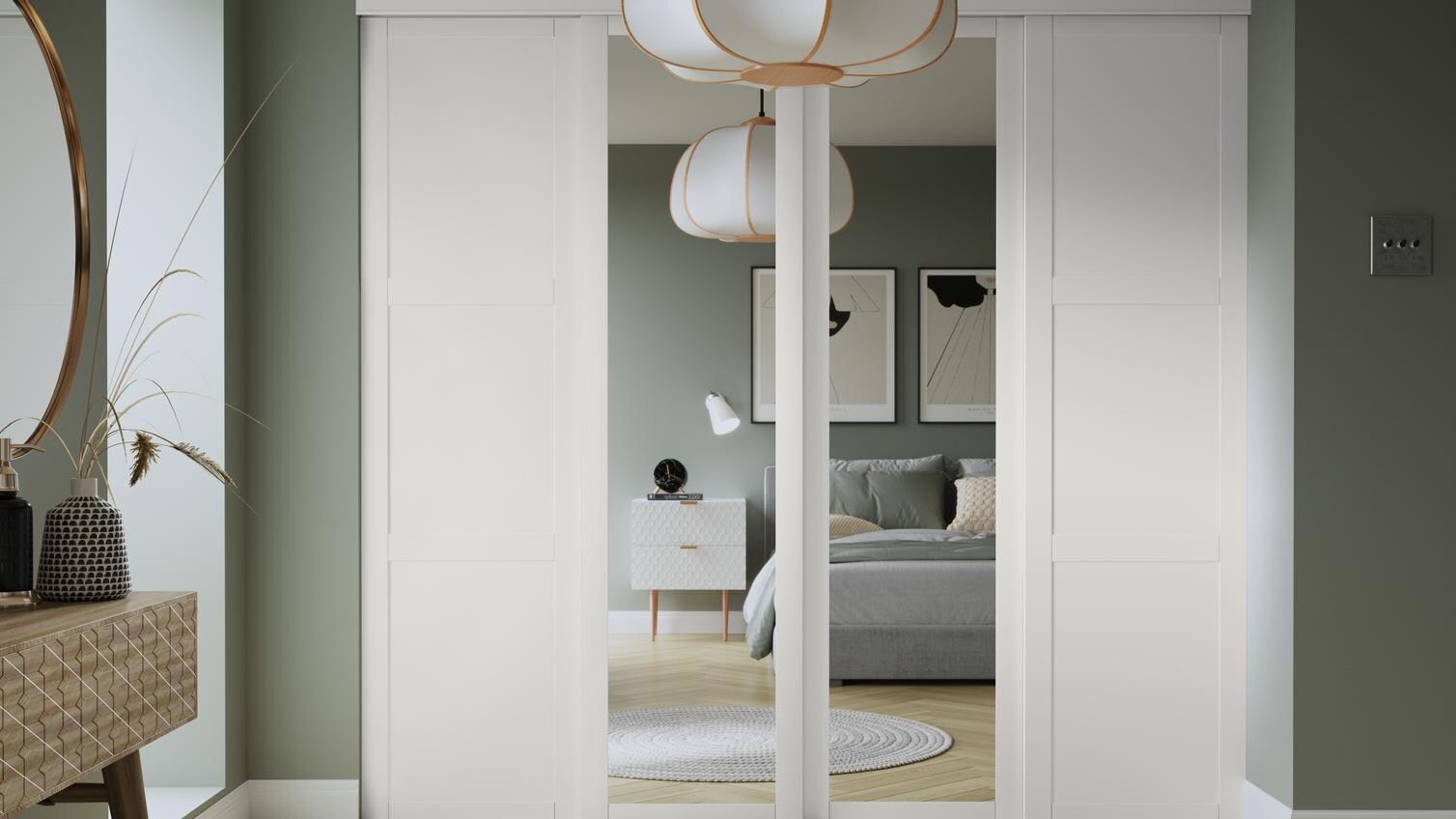 White Shaker Wardrobe Doors