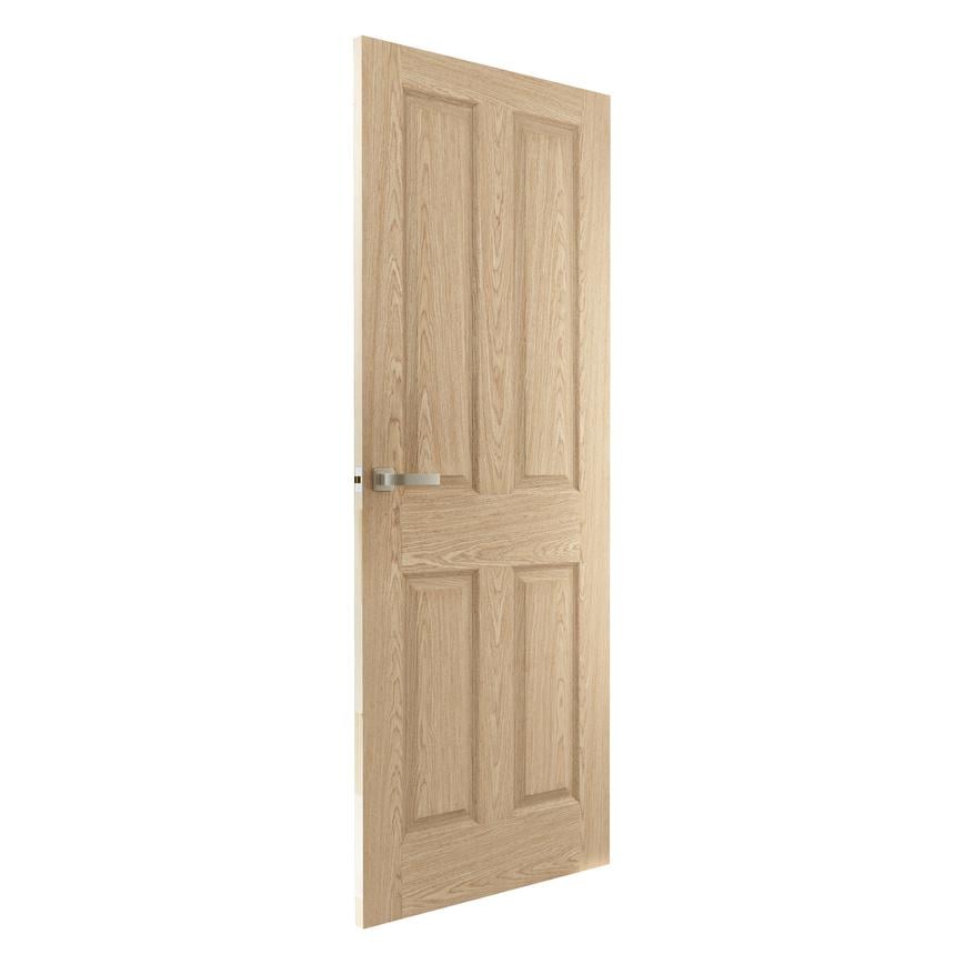 4 Panel Oak Lite Angle