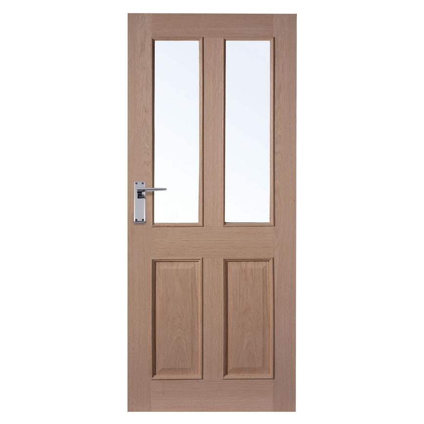 4 Panel Oak 2 Light Glazed