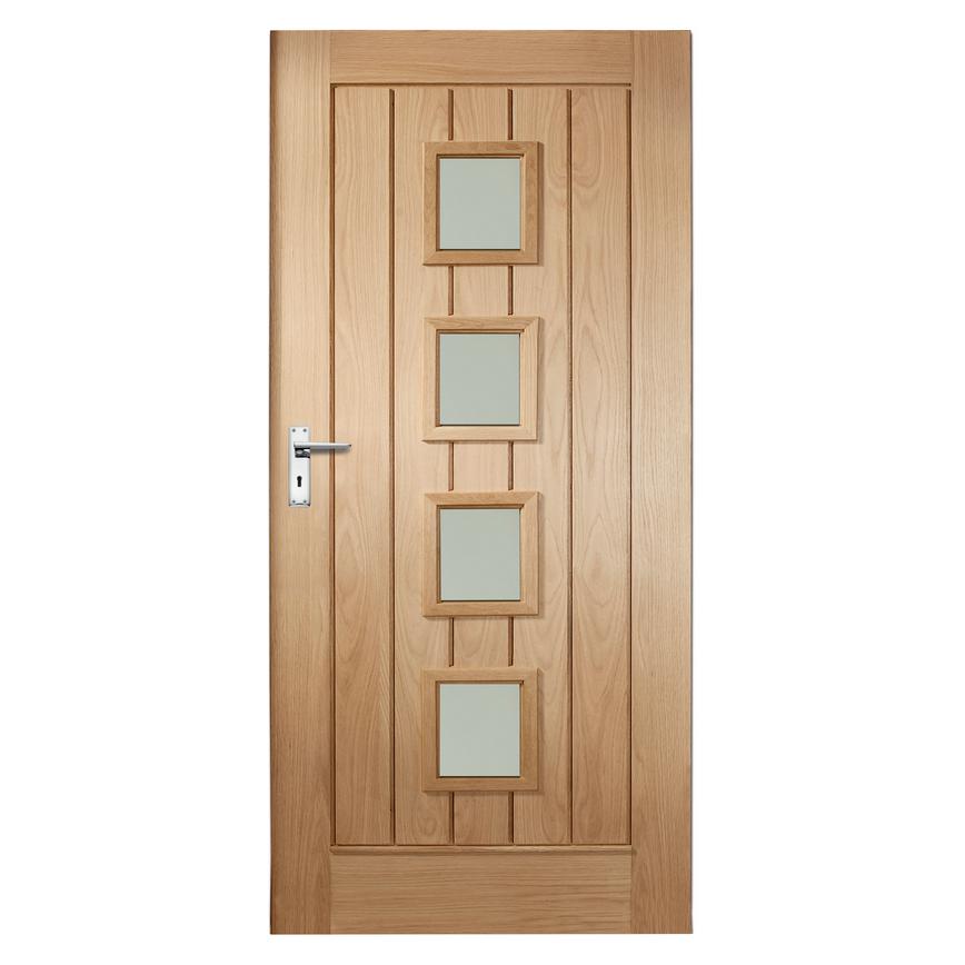External Dordogne Oak Glazed