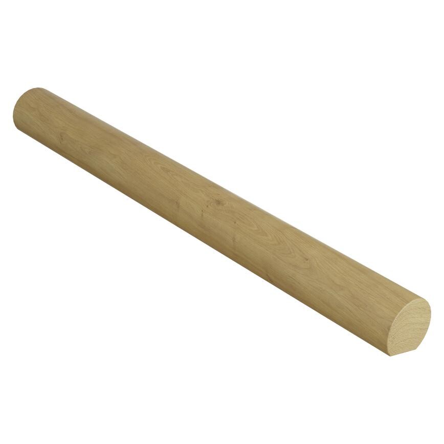 Howdens Solid Oak Mopstick 3.6m Stair Hand Rail