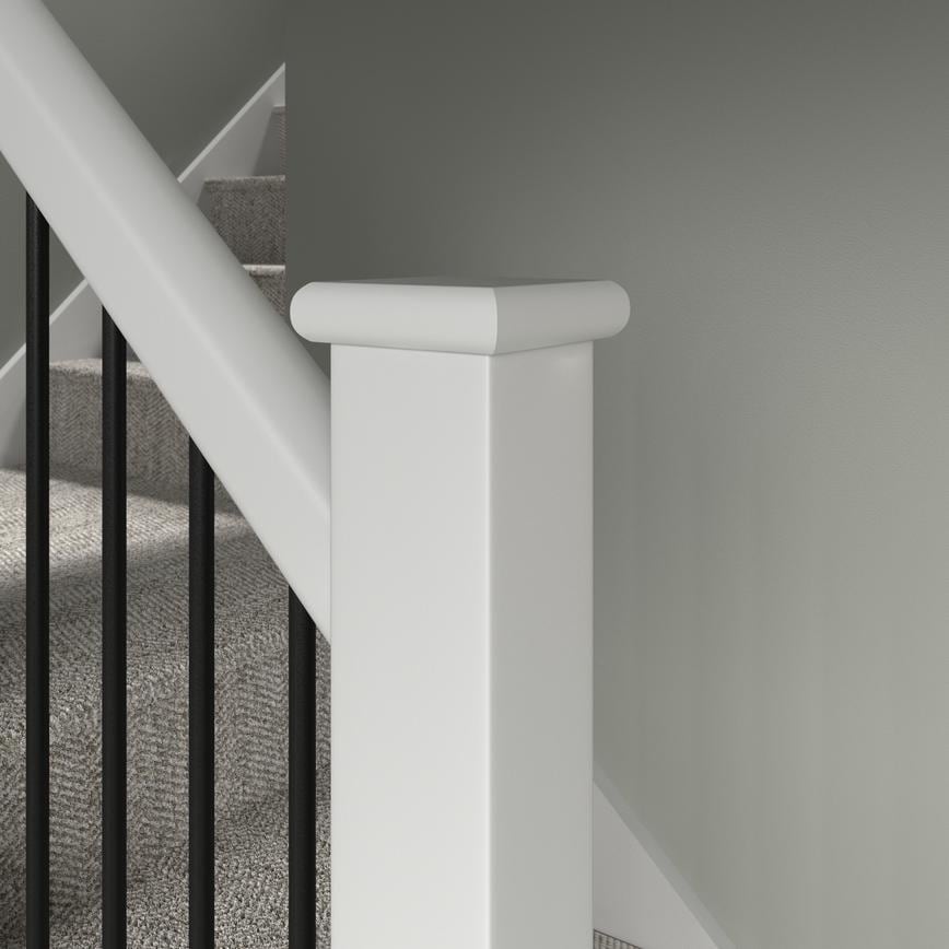 Pine Square Newel Cap
