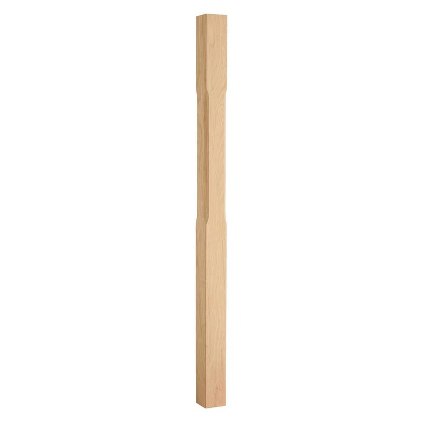 Howdens Oak Stop Chamfered Newel Post