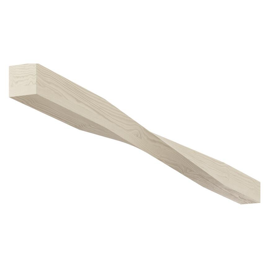Howdens Solid Oak Twisted 41mm Spindle