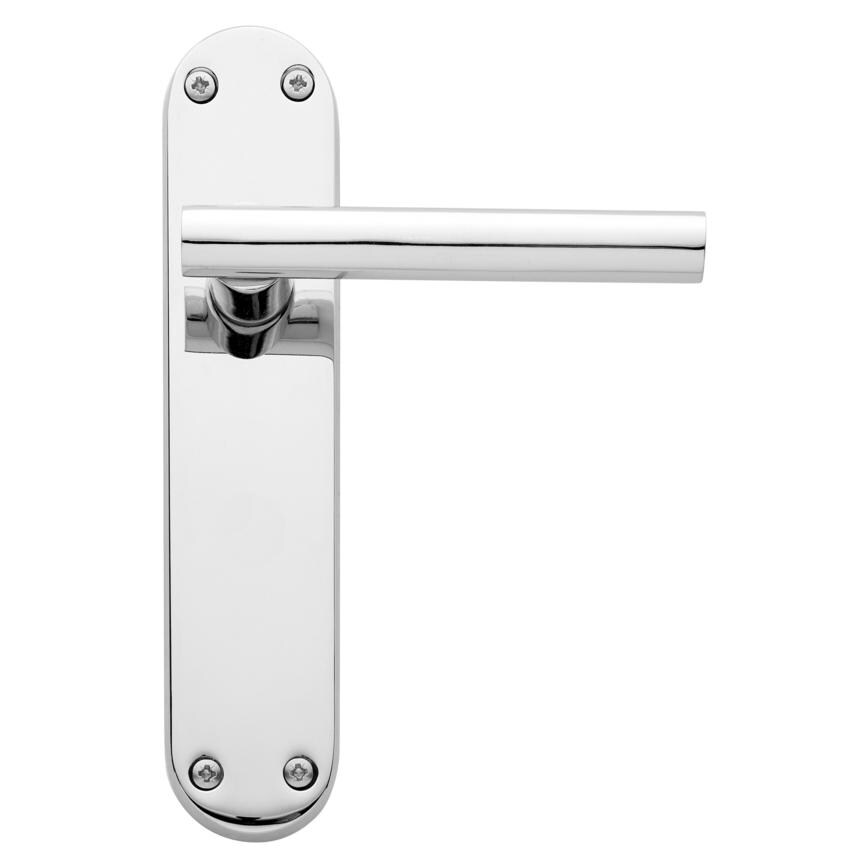 Finedon Latch Handle - Polished Chrome
