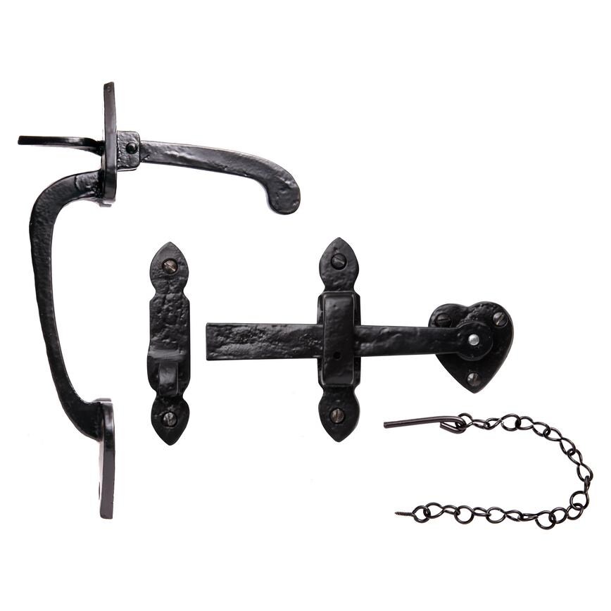 Antique Black Suffolk Latch