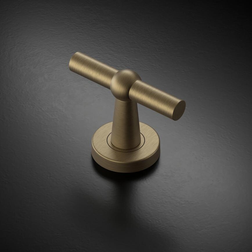 Como TBar Knob Antique Brass Studio