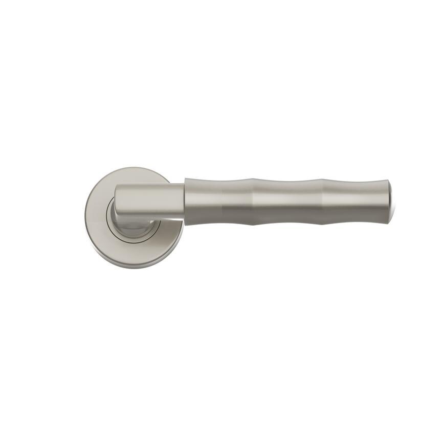 Bamboo Satin Nickel On Rose
