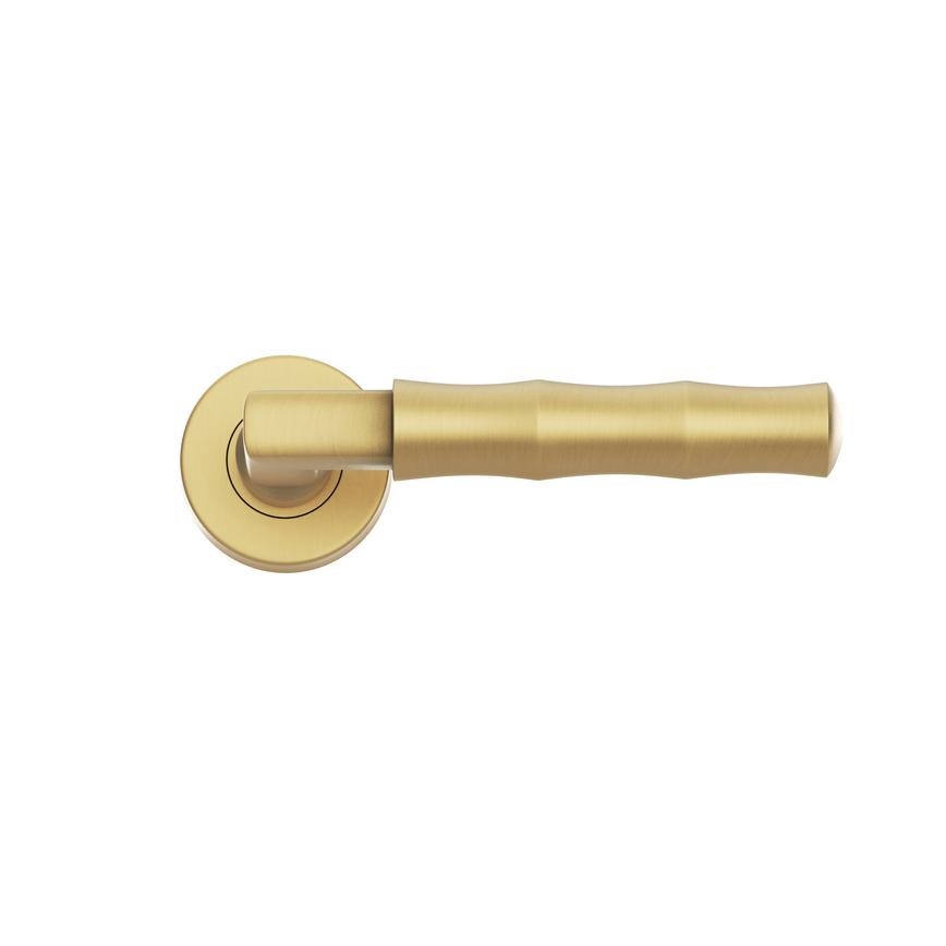 Bamboo Satin Brass On Rose