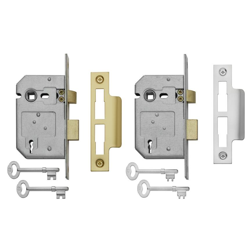  67mm Case 44mm Backset 3 Lever Mortice Sashlock
