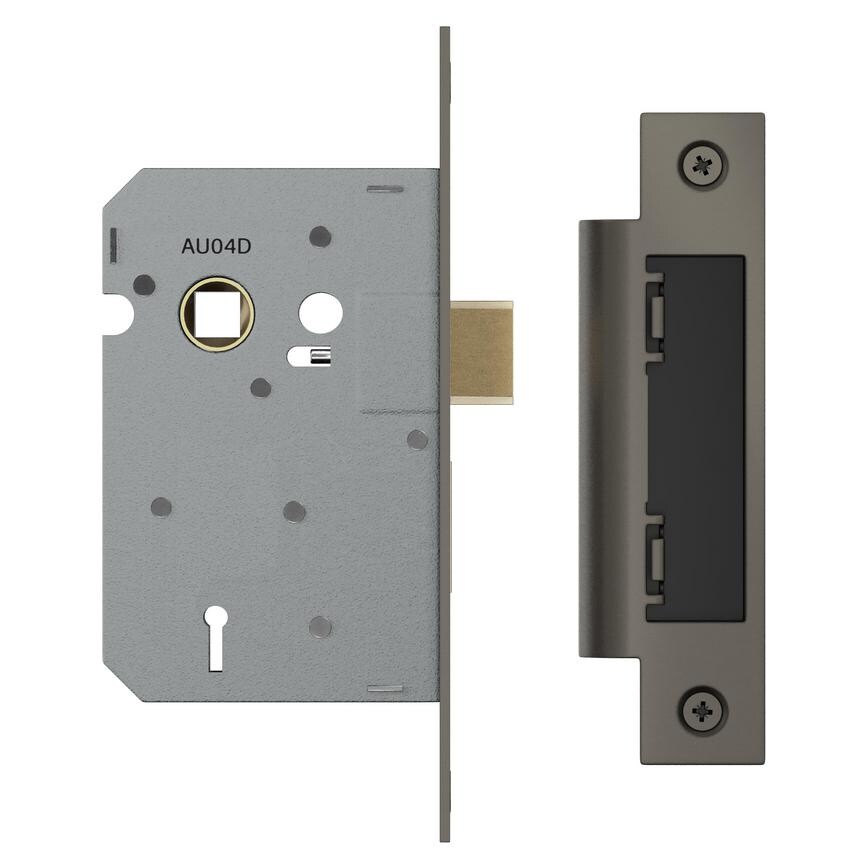 Eurospec Matt Bronze 67mm Case 46mm Backset 5 Lever Mortice Sashlock