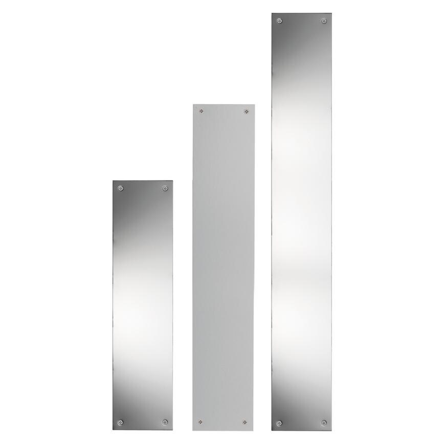 Satin Aluminium Fingerplate
