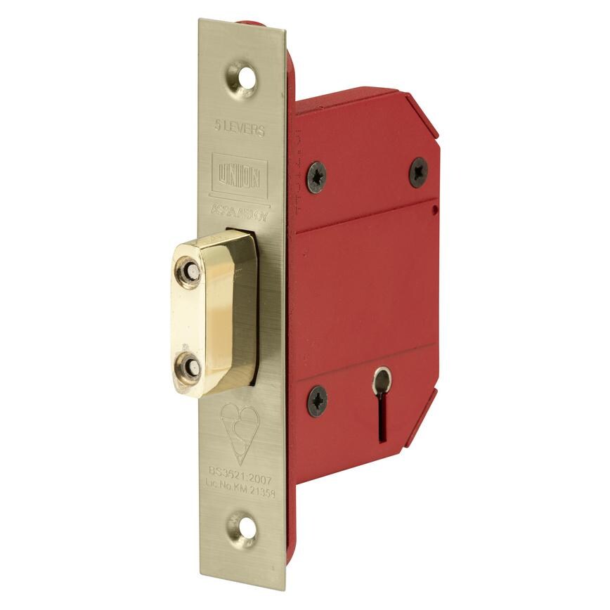 Union StrongBOLT Mortice Deadlock BS 2 1/2 " BS