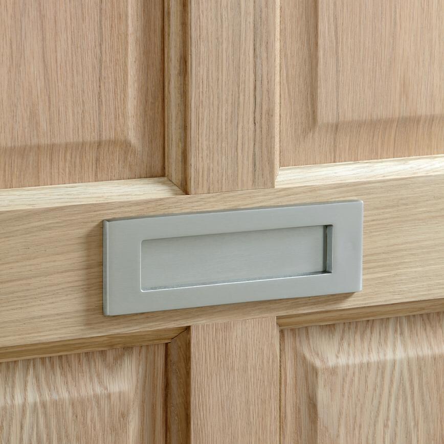 Satin Nickel Letterplate