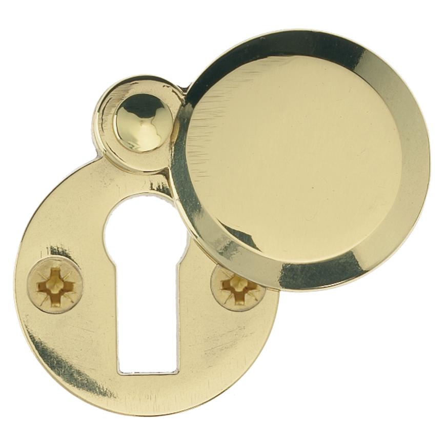 Brass Round Covered Escutcheon