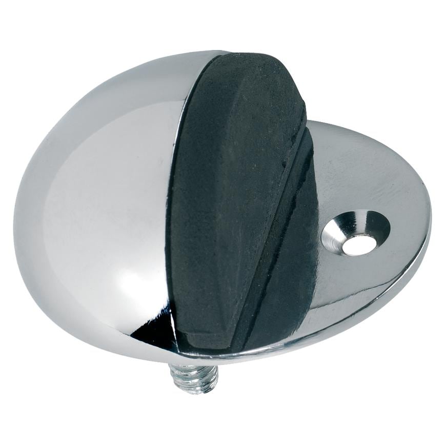 Chrome Oval Door Stop