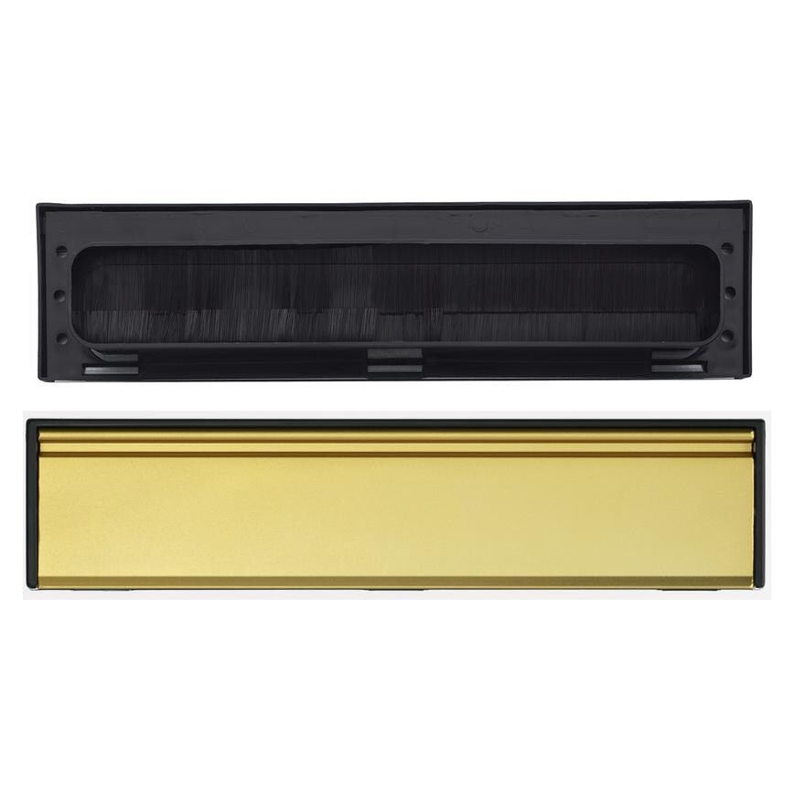 Door Sleeved Letterbox Gold