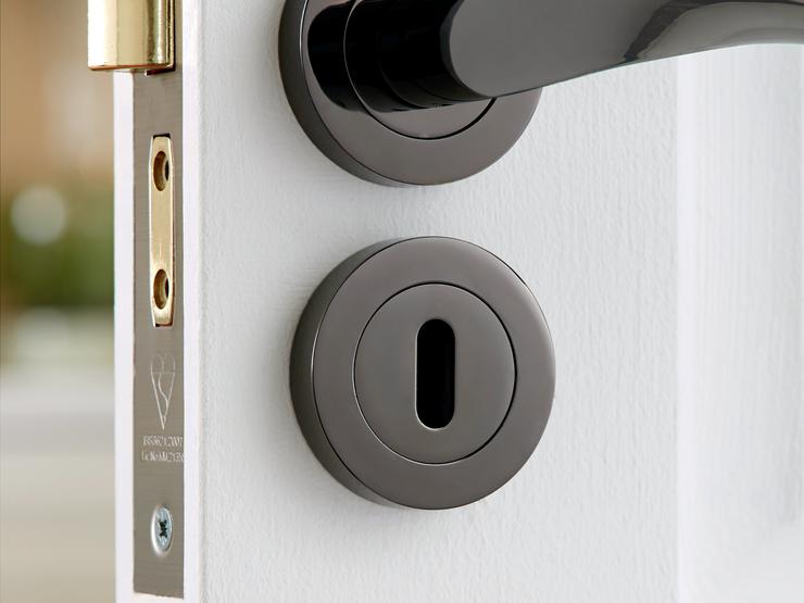 Black Nickel Round Escutcheon